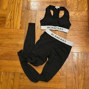 Burberry 2 pieces set leggings + top